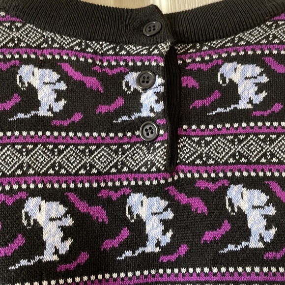 Peanuts x unique vintage spooky snoopy Paige sweater - Picture 10 of 10